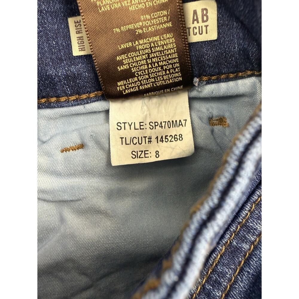 Kut From The Kloth Fab Ab Baby Bootcut Jeans Dark Wash High Rise 30X32.5 - Picture 8 of 13